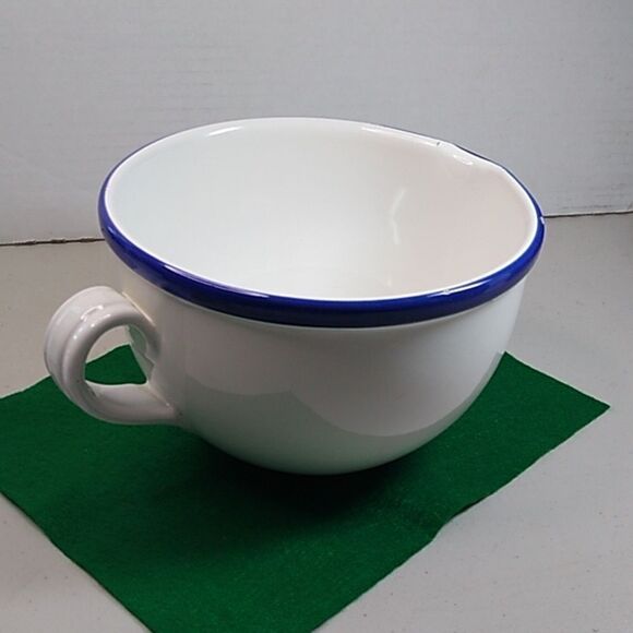 Vintage Rosenthal Netter Cobalt Blue Art Pottery Kitchen Ceramic Pour Bowl - Picture 2 of 7